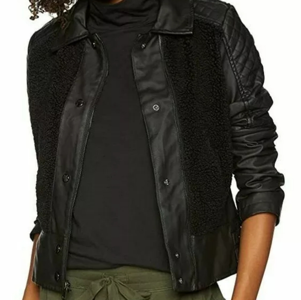 🆕️ Celebrity Pink Women's vegan leather ja